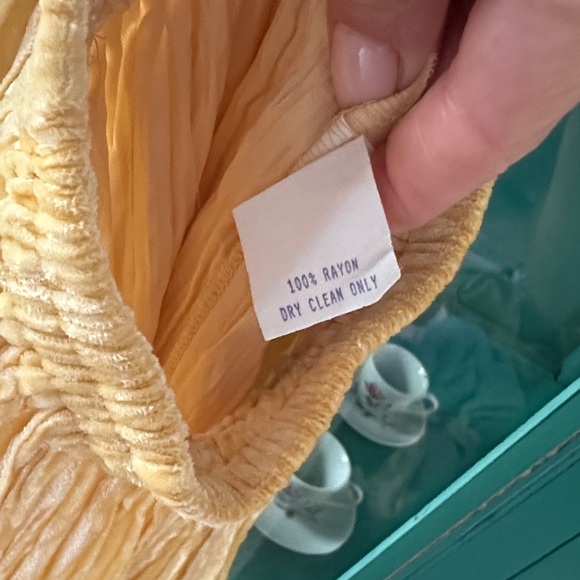 Vintage Double D Ranch Sunny Yellow A-Line Flounced Skirt in EUC - Picture 3 of 6